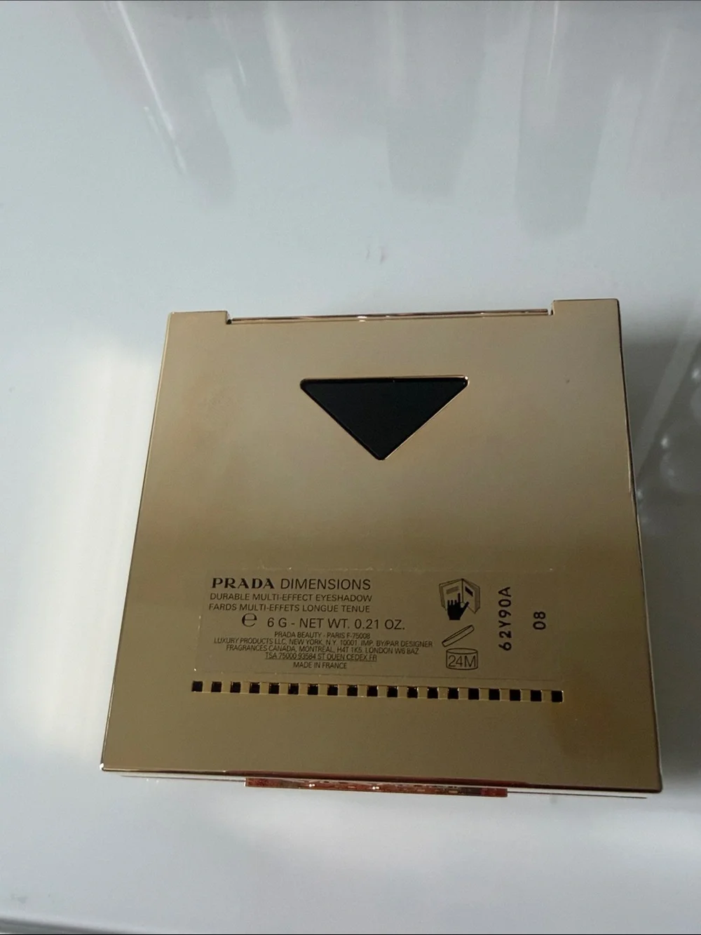 Prada Dimensions Eyeshadow Palette 08 Pansy - Rose, Mauve, Bronze